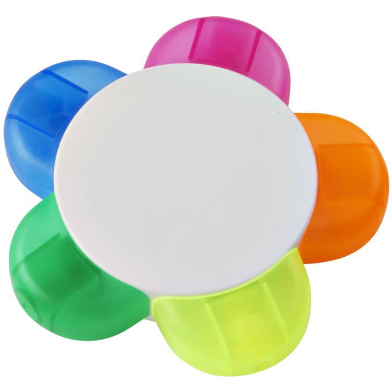 Zvýrazňovač ve tvaru kvítku, bílá Zvýrazňovač ve tvaru kvítku, bílá